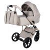 Junama Termo Ellegante Beige premium stroller front view with beige finish
