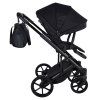 Junama Termo Ellegante Black stroller seat unit for toddlers with adjustable backrest