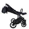 Junama Termo Ellegante Black stroller configured as practical travel system