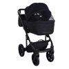 Junama Termo Ellegante Black front swivel wheels with lock system for better control