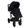 Junama Termo Ellegante Black stroller leg cover keeping baby warm in colder weather
