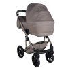 Junama Termo Ellegante Cappuccino luxury stroller rear view showing durable chassis