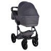 Junama Termo Ellegante Grey luxury baby stroller main view with elegant grey design