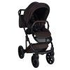 Junama Termo Ellegante Chocolate sport seat front view with safety harness