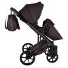 Junama Termo Ellegante Chocolate stroller leg cover keeping baby warm in colder weather