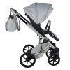 Junama Termo Ellegante Sage luxury baby stroller lifestyle photo during everyday walk