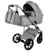 Junama Termo Ellegante Sage premium stroller front view with sage finish
