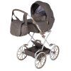 Junama Art Deco Mini Chocolate luxury baby stroller main view with elegant chocolate design