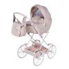 Junama Art Deco Mini Pink luxury baby stroller main view with elegant pink design