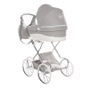 Junama Lulla Mini Grey baby stroller rear view showing durable construction