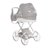 Junama Lulla Mini Grey luxury baby stroller main view with elegant grey design