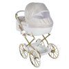 Junama Dolce Mini White Gold baby stroller rear view showing durable construction