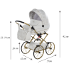 Junama Heart Mini Classic White premium baby dimension