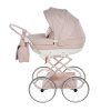 Junama Heart Mini Classic Pink modern baby stroller side view with lightweight frame