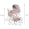 Junama Heart Mini Classic Pink premium baby stroller dimension
