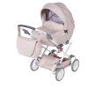 Junama Imperial Mini Pink premium baby stroller front view with pink finish