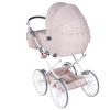 Junama Imperial Mini Classic Pink baby stroller rear view showing durable construction