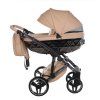 Side view of Junama Hand Craft Caramel stroller