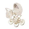 Junama Muffy Mini White premium baby stroller front view with white finish
