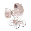 Junama Muffy Mini Pink premium baby stroller front view with pink finish