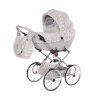 Junama Muffy Mini Grey premium baby stroller front view with grey finish
