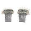 Kunert Brav Duo Grey twin stroller hand mittens for parents during winter walks
