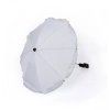 Kunert Brav Duo Grey twin stroller parasol for shade and sun protection during walks