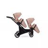Kunert Brav Duo Pink twin stroller sport seat version for toddlers with comfortable seating