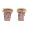 Kunert Brav Duo Pink twin stroller hand mittens for parents during winter walks
