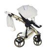 Extended canopy of Junama Hand Craft White stroller