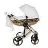 Side view of Junama Hand Craft White stroller