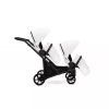 Kunert Brav Duo White Eco twin stroller sport seat version for toddlers with comfortable seating