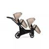 Kunert Brav Duo Cappucino Eco twin stroller sport seat version for toddlers with comfortable seating