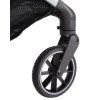 Carrello Atom M Snow Beige travel stroller front wheels designed for smooth steering and easy manoeuvrability