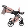 Unfolded Sport seat configuration of Junama Hand Craft Glitter Pink