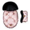 Floo pink black baby footmuff with handmuff