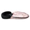 Floo pink black baby footmuff side view