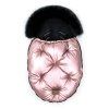 Floo pink black baby footmuff
