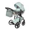 Diamond carrycot of Junama Hand Craft Glitter Mint stroller