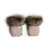 Floo egg beige baby footmuff gloves