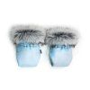 Floo egg blue baby footmuff gloves