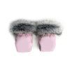 Floo egg pink baby footmuff gloves