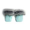 Floo egg mint baby footmuff gloves