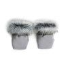Floo egg grey baby footmuff gloves