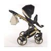 Junama Hand Craft Glitter Black Gold stroller shopping basket for baby essentials and accessories