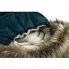 Floo egg green baby footmuff detailed view