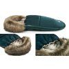 Floo egg green baby footmuff detail view