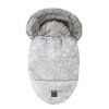 Floo egg flower blue baby footmuff