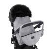 Floo nevada grey baby footmuff real view mini