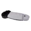 Floo nevada grey baby footmuff side view